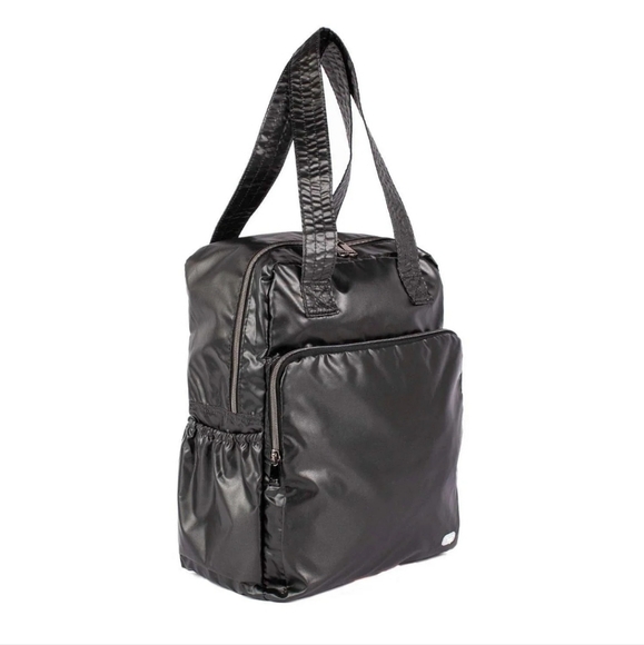 lug Handbags - LUG Ranger XL Packable Tote Bag in Metallic Black